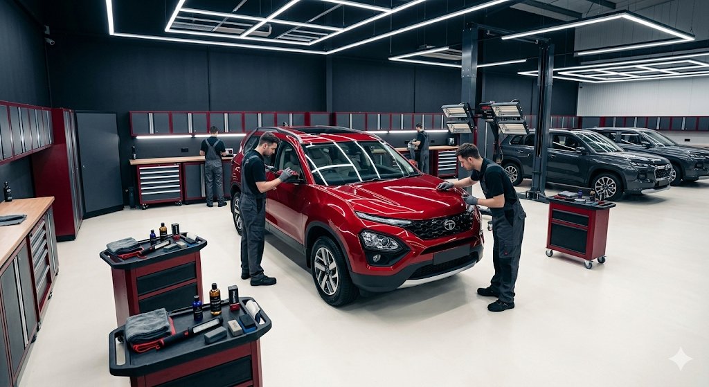 Professional detailing inspection